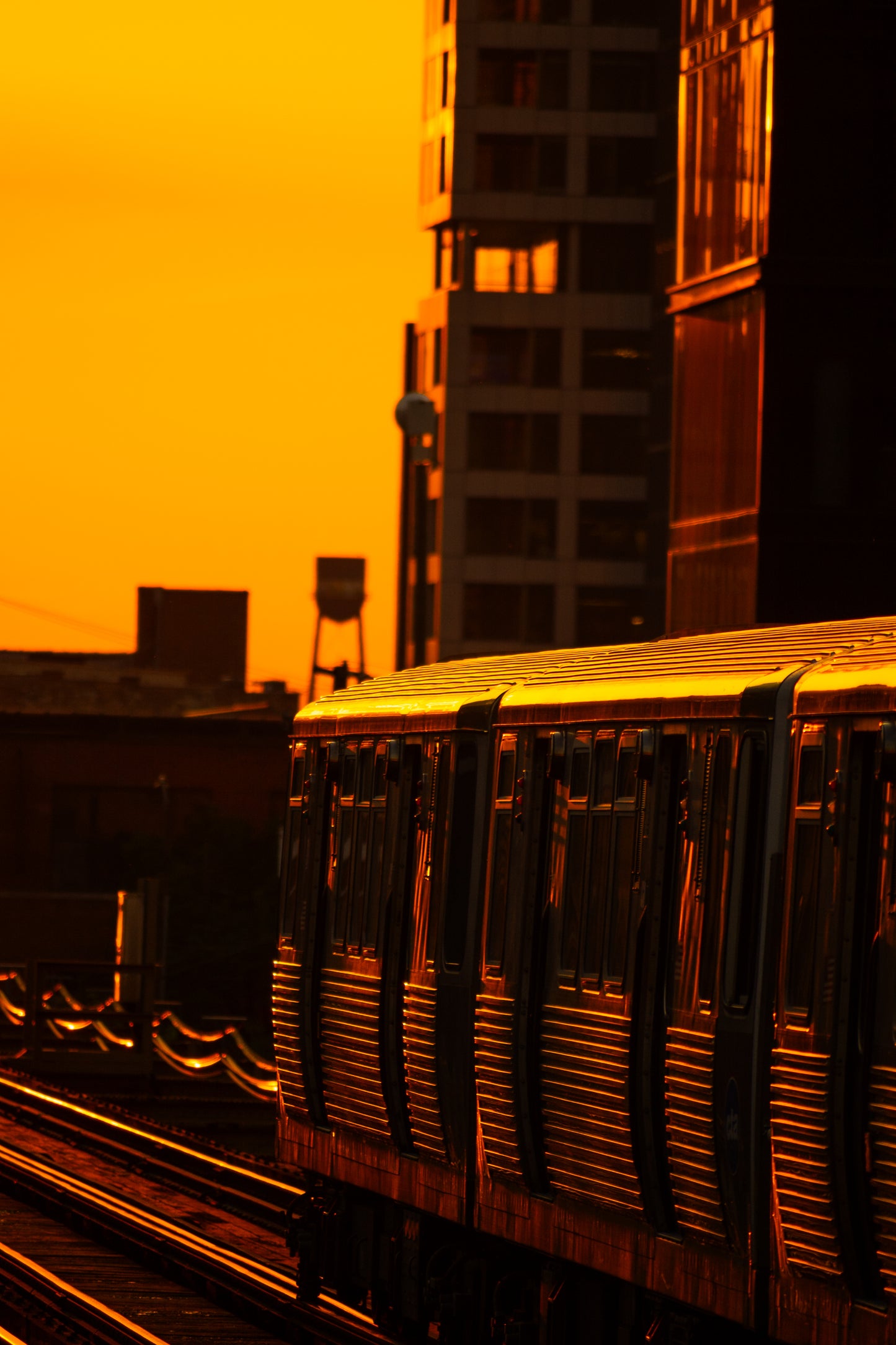 CTA Golden Hour Lake & Morgan