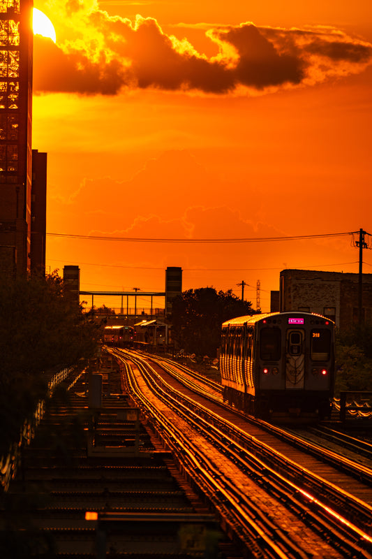 CTA Golden Hour Lake & Morgan