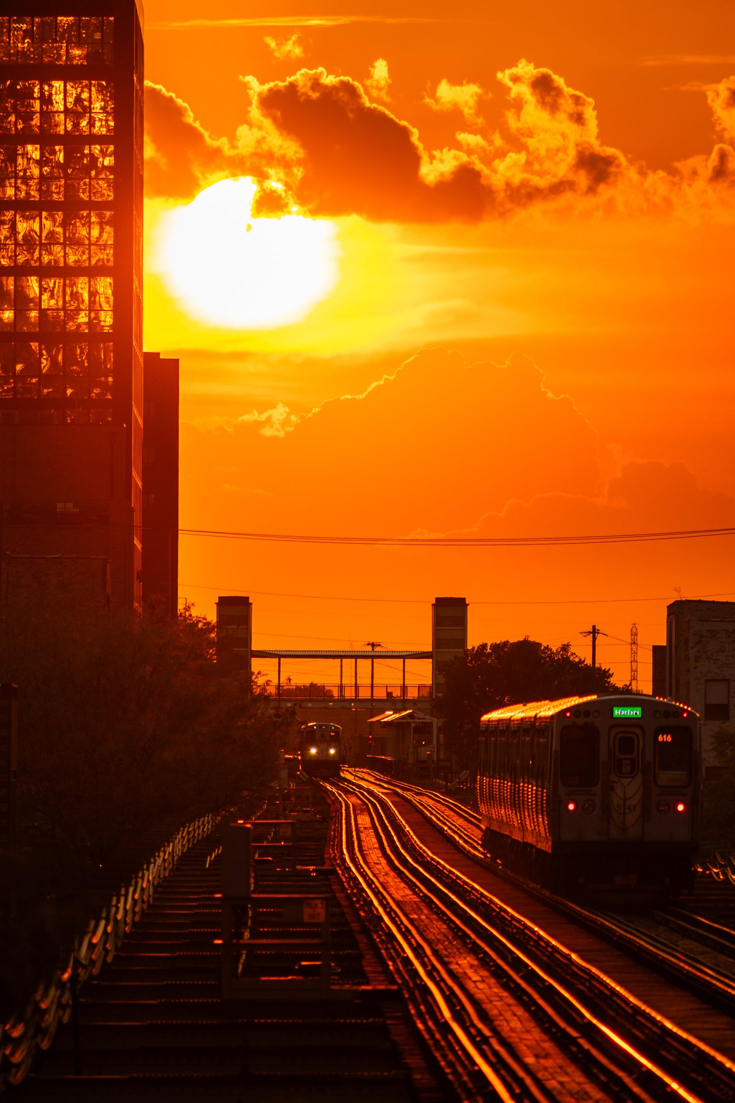 CTA Golden Hour Lake & Morgan