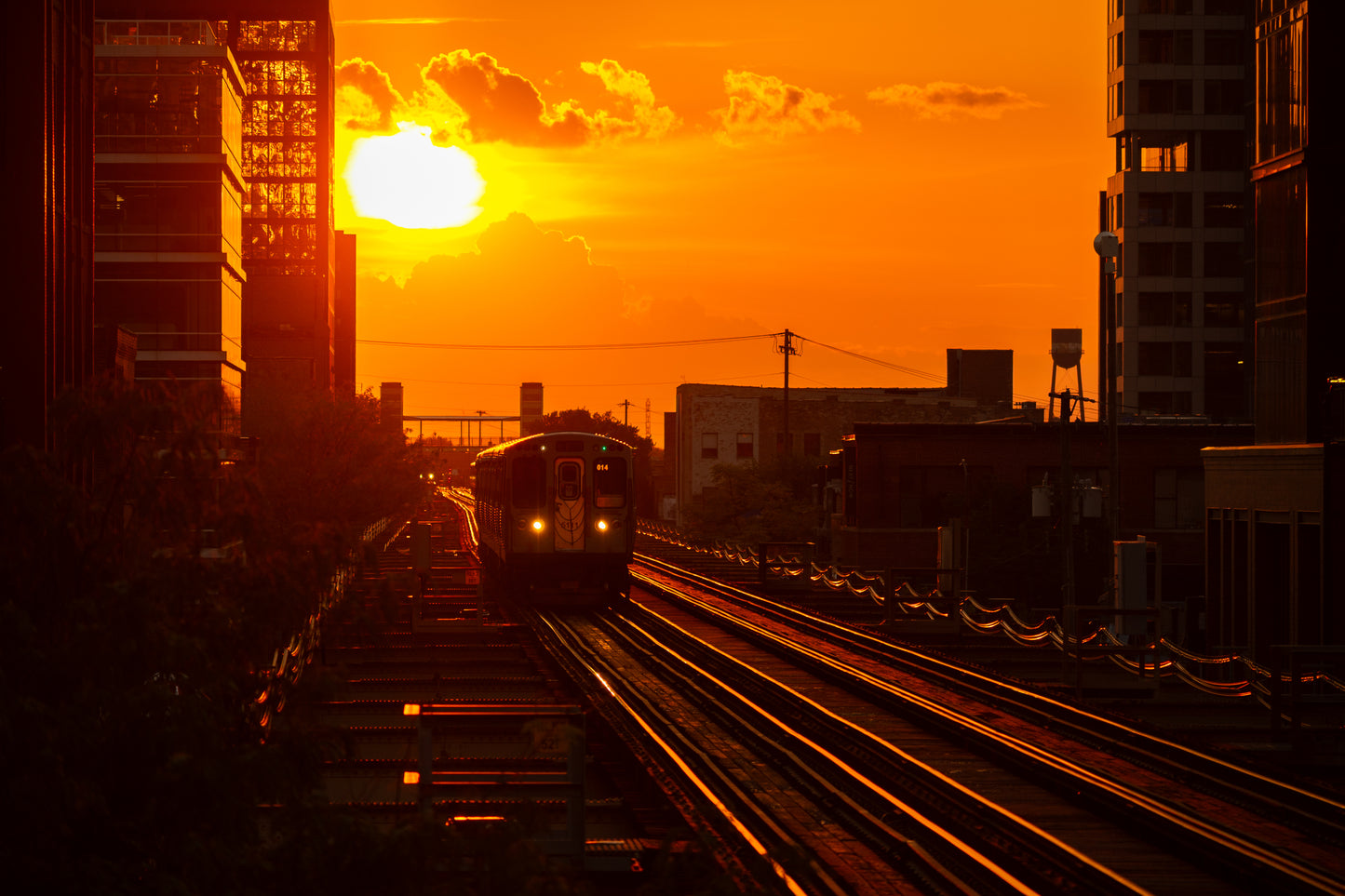 CTA Golden Hour Lake & Morgan